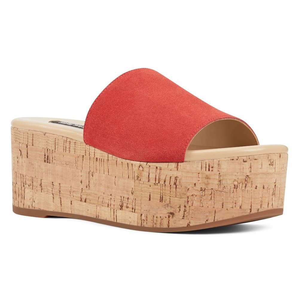 -Nine West Vale Platform Slide Sandals - Picture 2 of 6